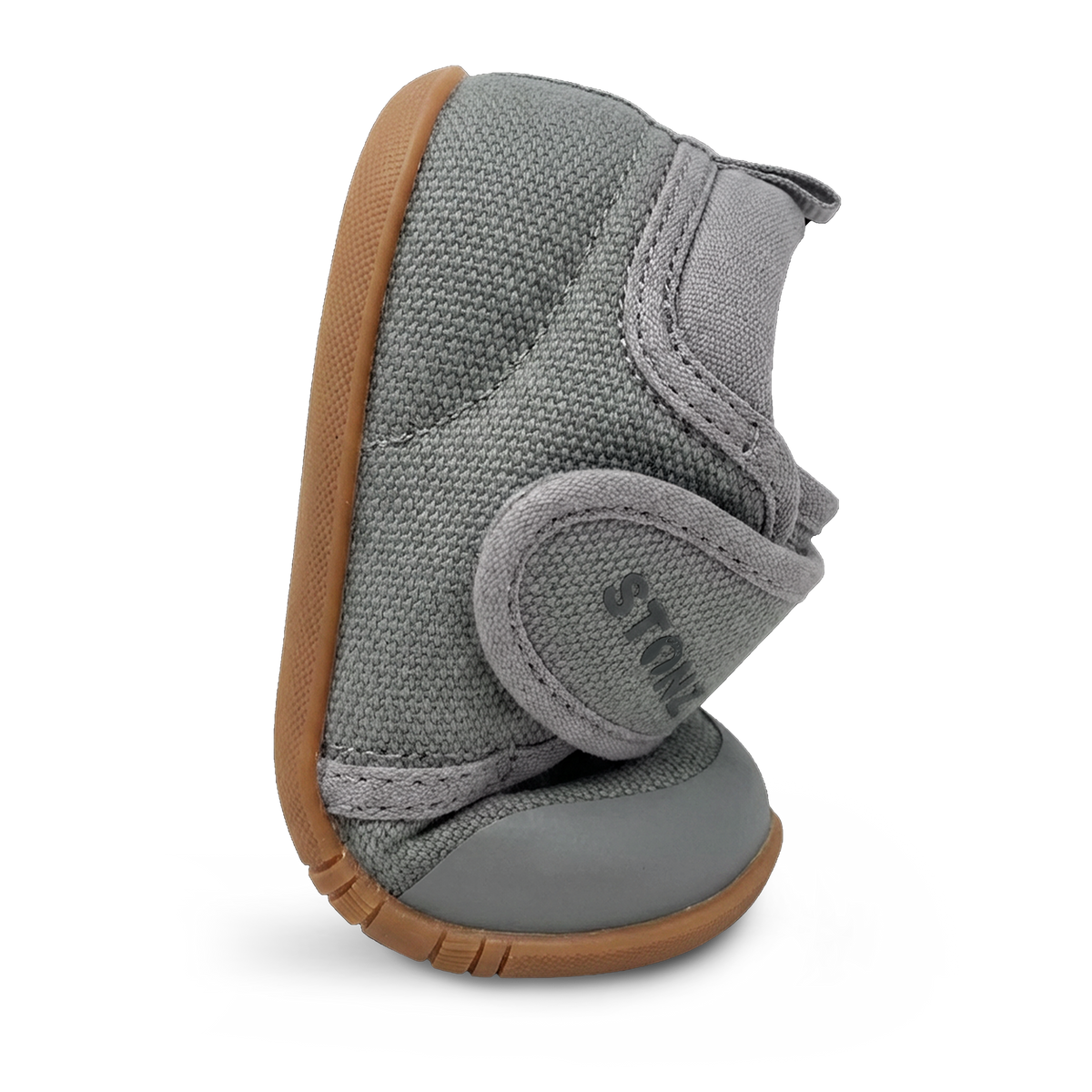 Cruiser Natural Shoes for Babies - Stonz alt::Steel