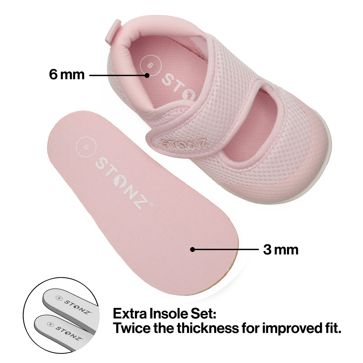 Cruiser Original Mary Jane Shoes for Babies - Stonz alt::Pink