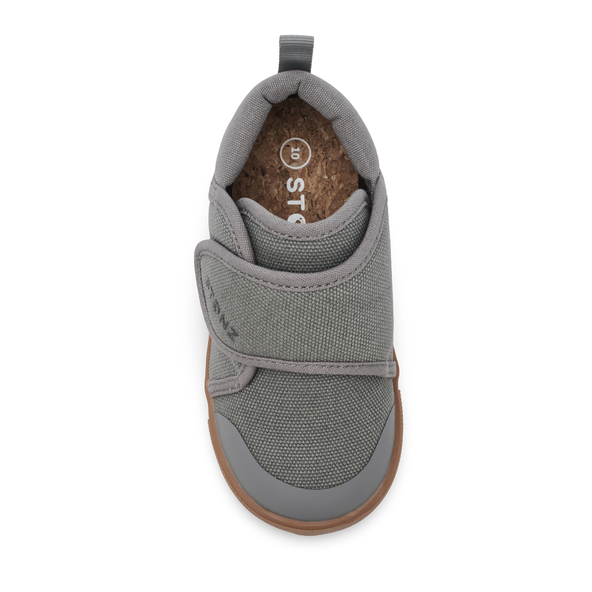 Cruiser Natural Shoes for Toddlers - Stonz alt::Steel