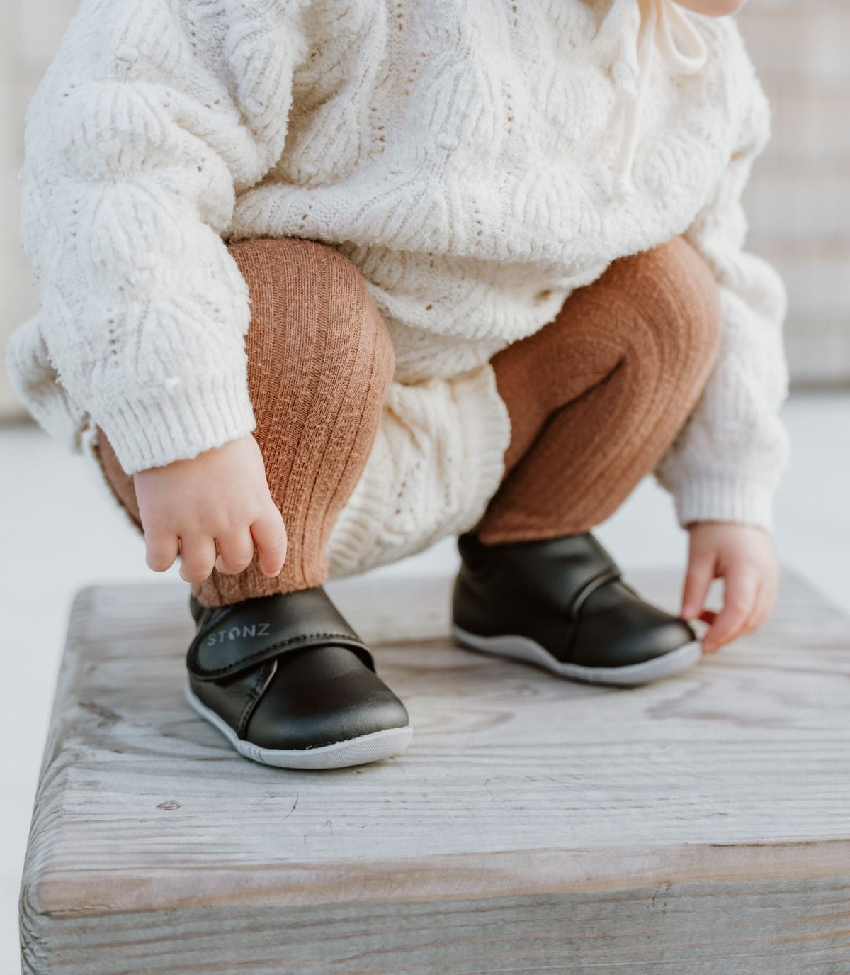 Cruiser Everyday Dressy Shoes for Babies - Stonz alt::Black/Grey
