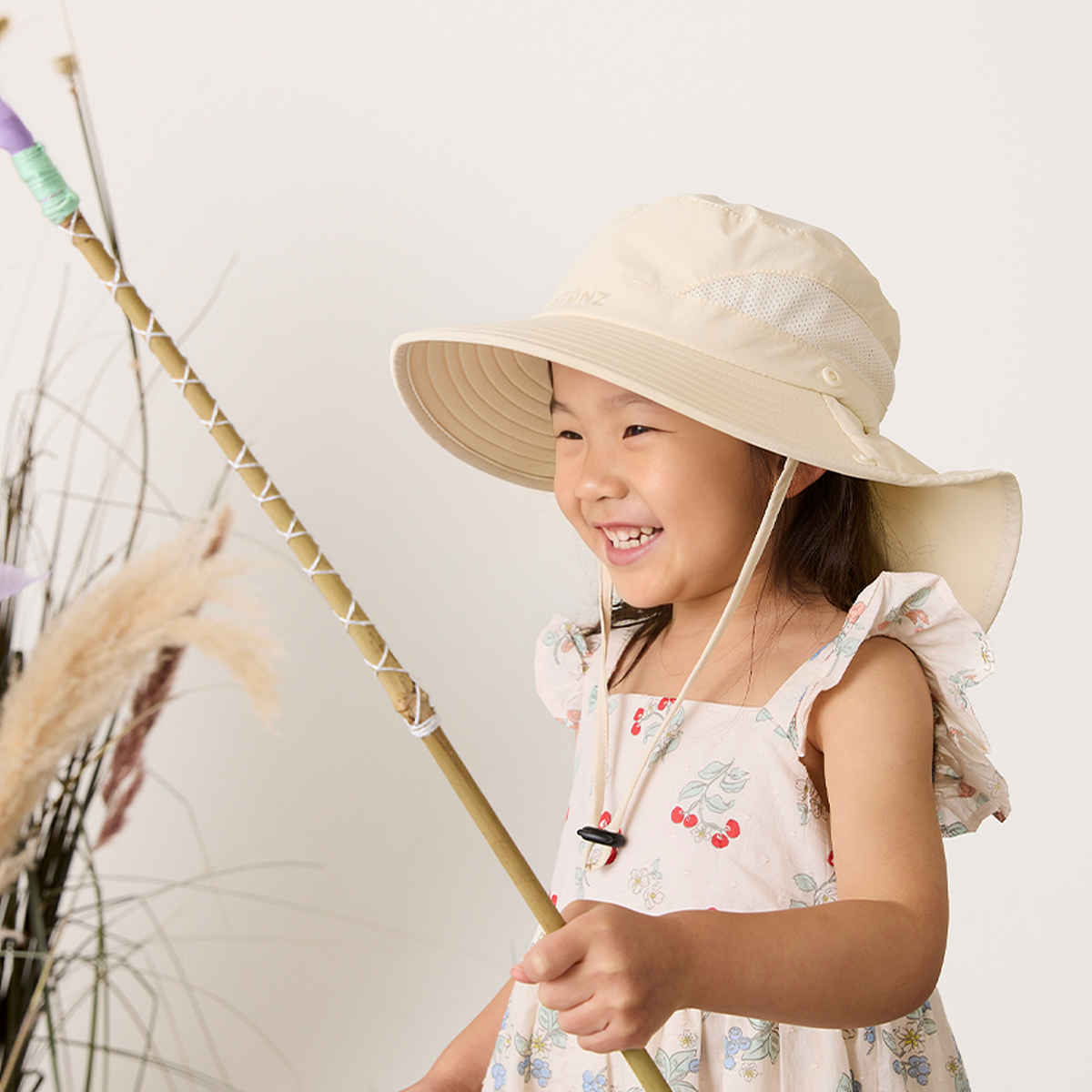 Explorer hat for Babies and Toddlers - Stonz alt::Buttercream