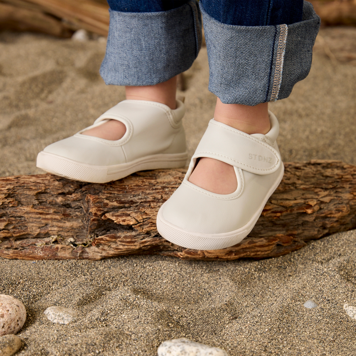 Cruiser Mary Jane Dressy Toddler - Stonz alt::Ivory
