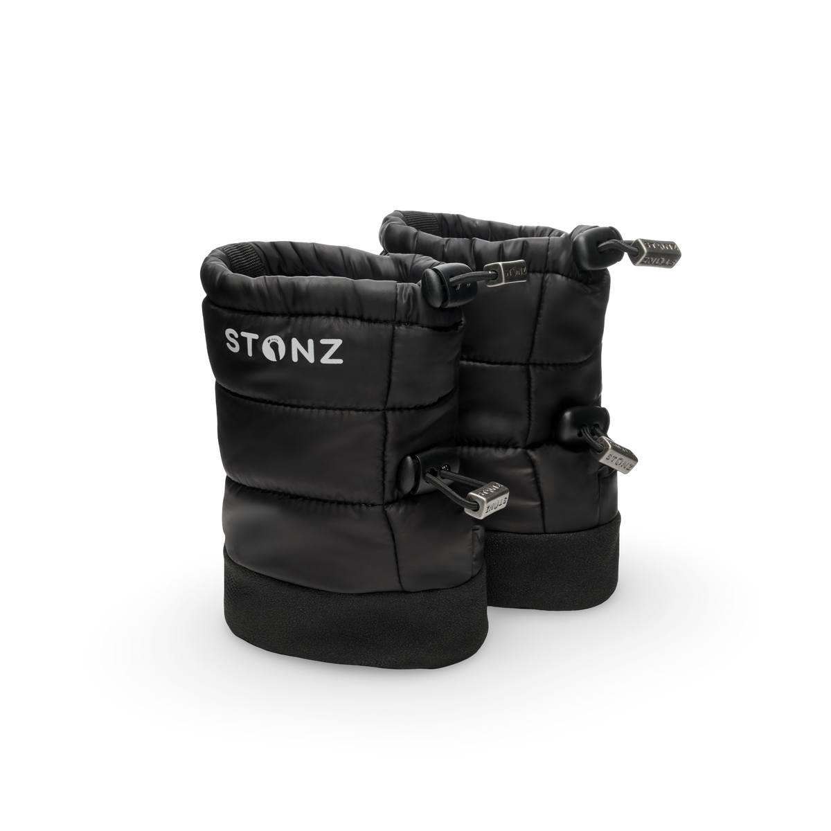 Puffer Bootie Baby – Insulated, Water-Resistant Baby Booties - Stonz alt::Black