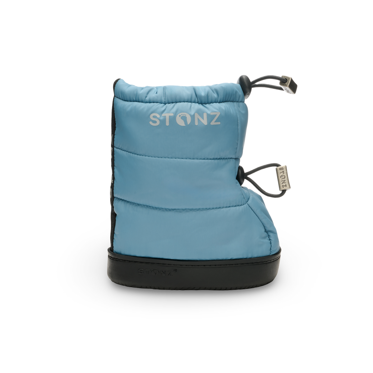 Puffer Bootie Toddler – Insulated, Water-Resistant Cold Weather Booties - Stonz alt::Denim