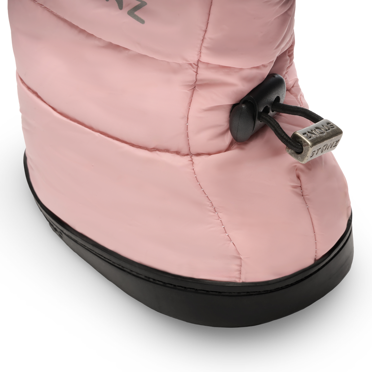 Puffer Bootie Toddler – Insulated, Water-Resistant Cold Weather Booties - Stonz alt::Haze Pink