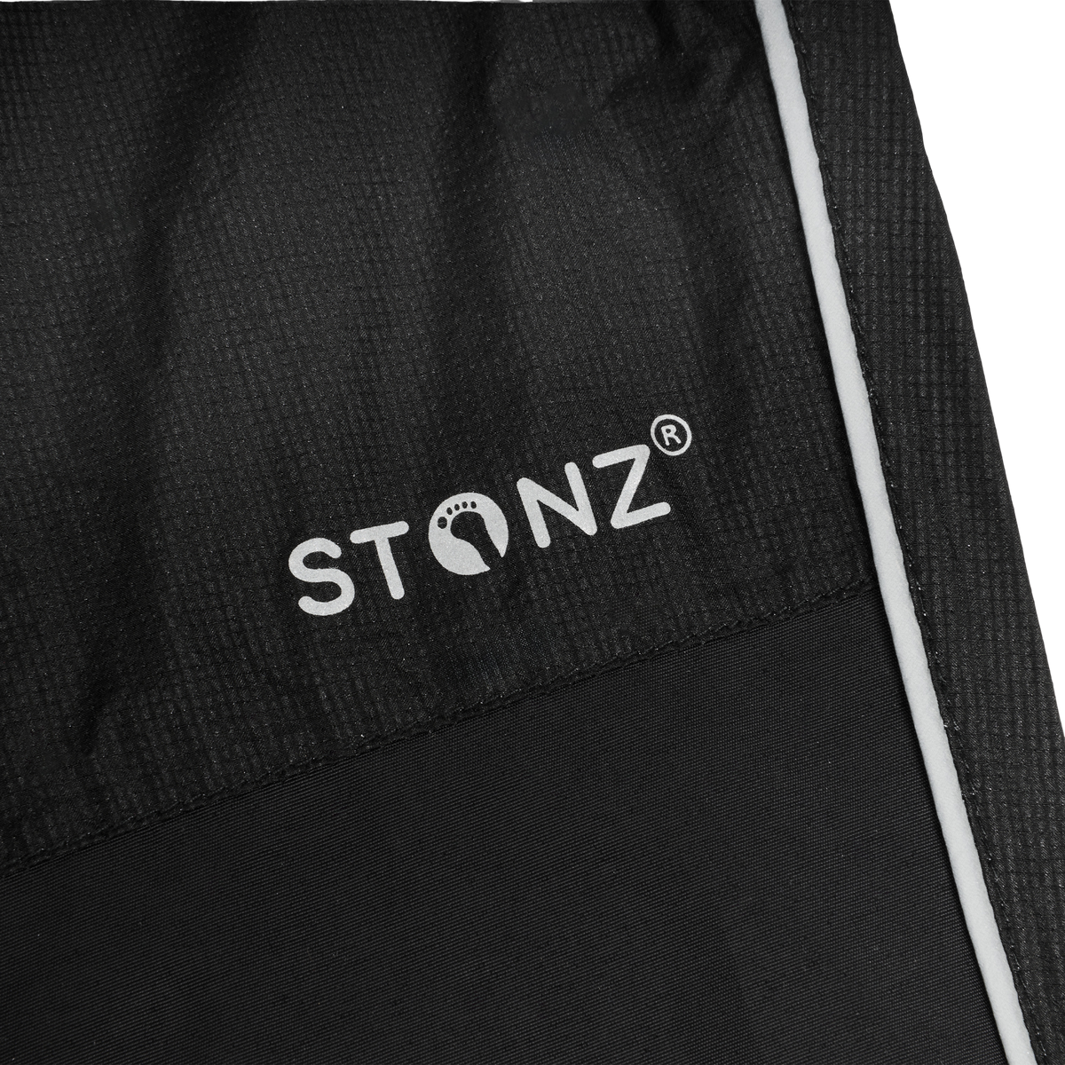Waterproof Rain Pants for Babies, Toddlers and Kids - Stonz alt::Black