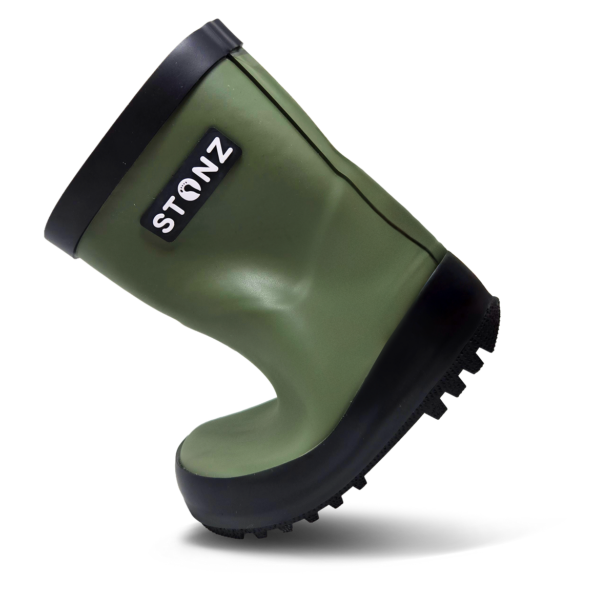 Waterproof Rain Boots for Toddlers and Kids - Stonz alt::Cypress/Black