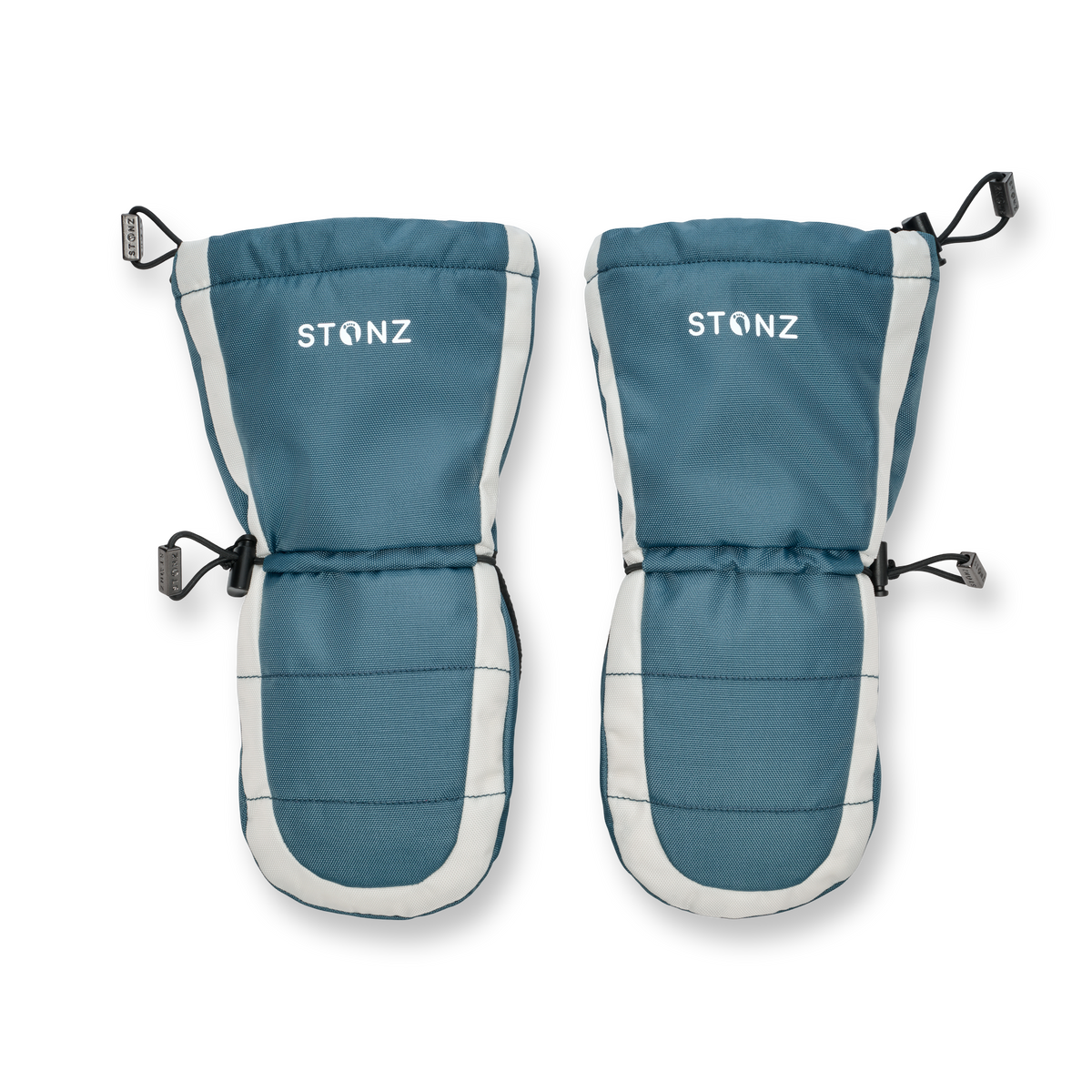 Snow Mitt Kid - Easy-on, Insulated, Waterproof Mittens - Stonz alt::Denim/Ivory