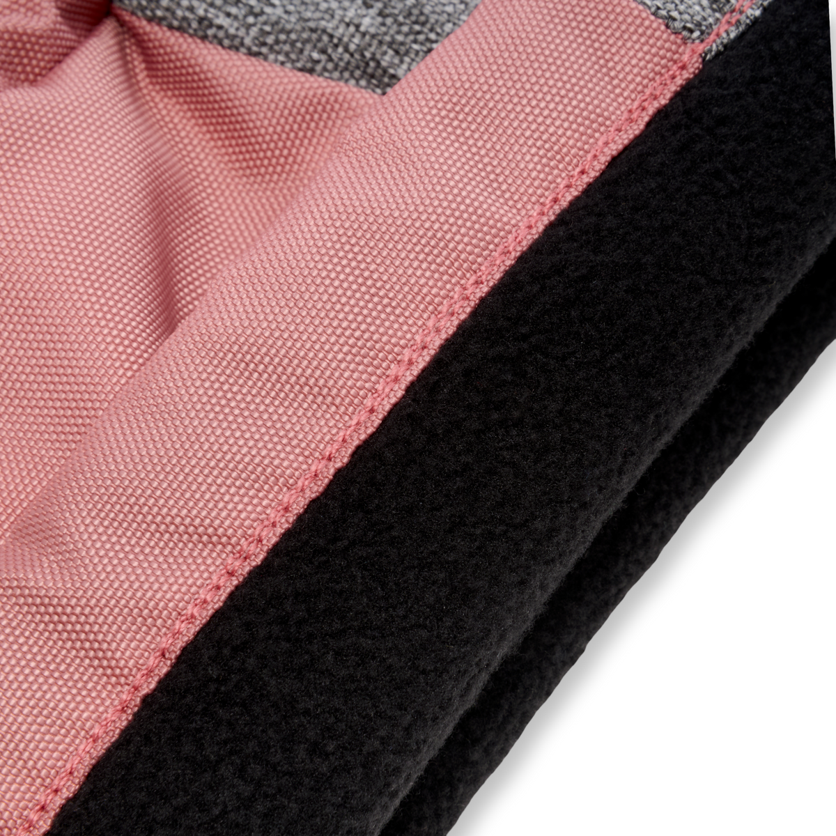 Snow Mitt Kid - Easy-on, Insulated, Waterproof Mittens - Stonz alt::Dusty Rose/Heather Grey