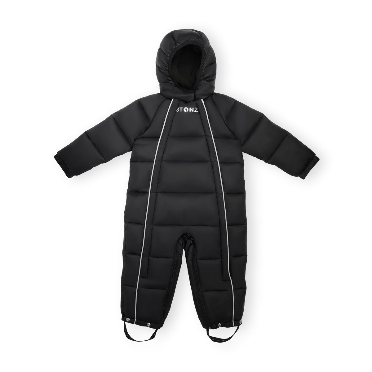 2-in-1 Snow Suit – Water-Resistant, Insulated, Converts to a Bunting Bag - Stonz alt::Black