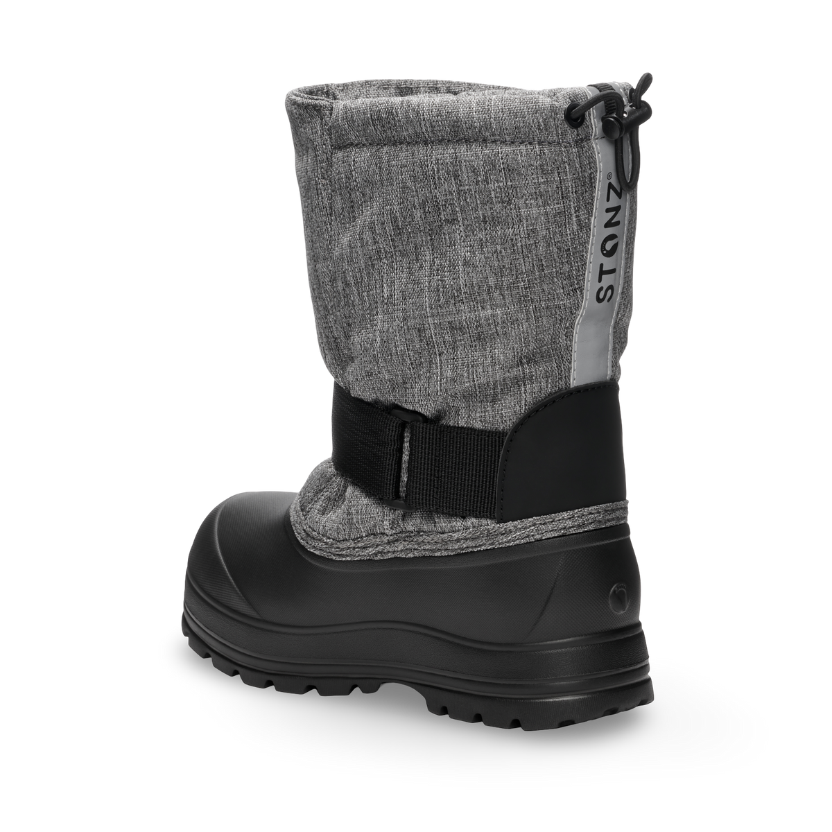 Trek Kid Ultra-Lightweight Insulated Winter Boot with Liner - Stonz alt::Heather Grey